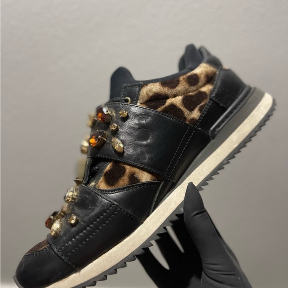 Dolce & Gabbana Leopard pattern stones velutto leovit.nap Sneakers - Picture 8 of 13